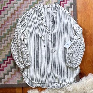 Free People Stripe Dress Medium New with Tags